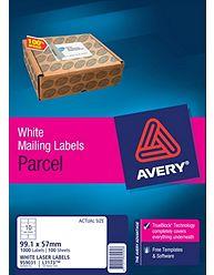 2040222 Avery L7173 Avery laser 99.1 x 57 mm L7173 (100)